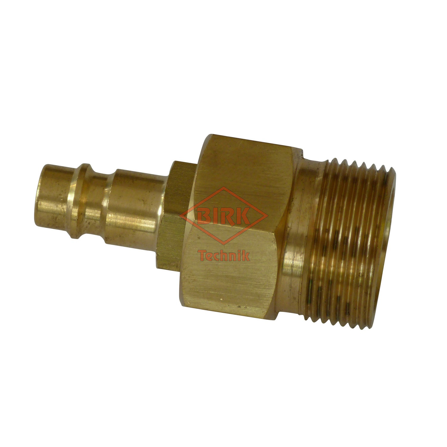Schlauchprüfanschluss mit Stecker M 26 x 1,5 mit 0-Ringabdichtung