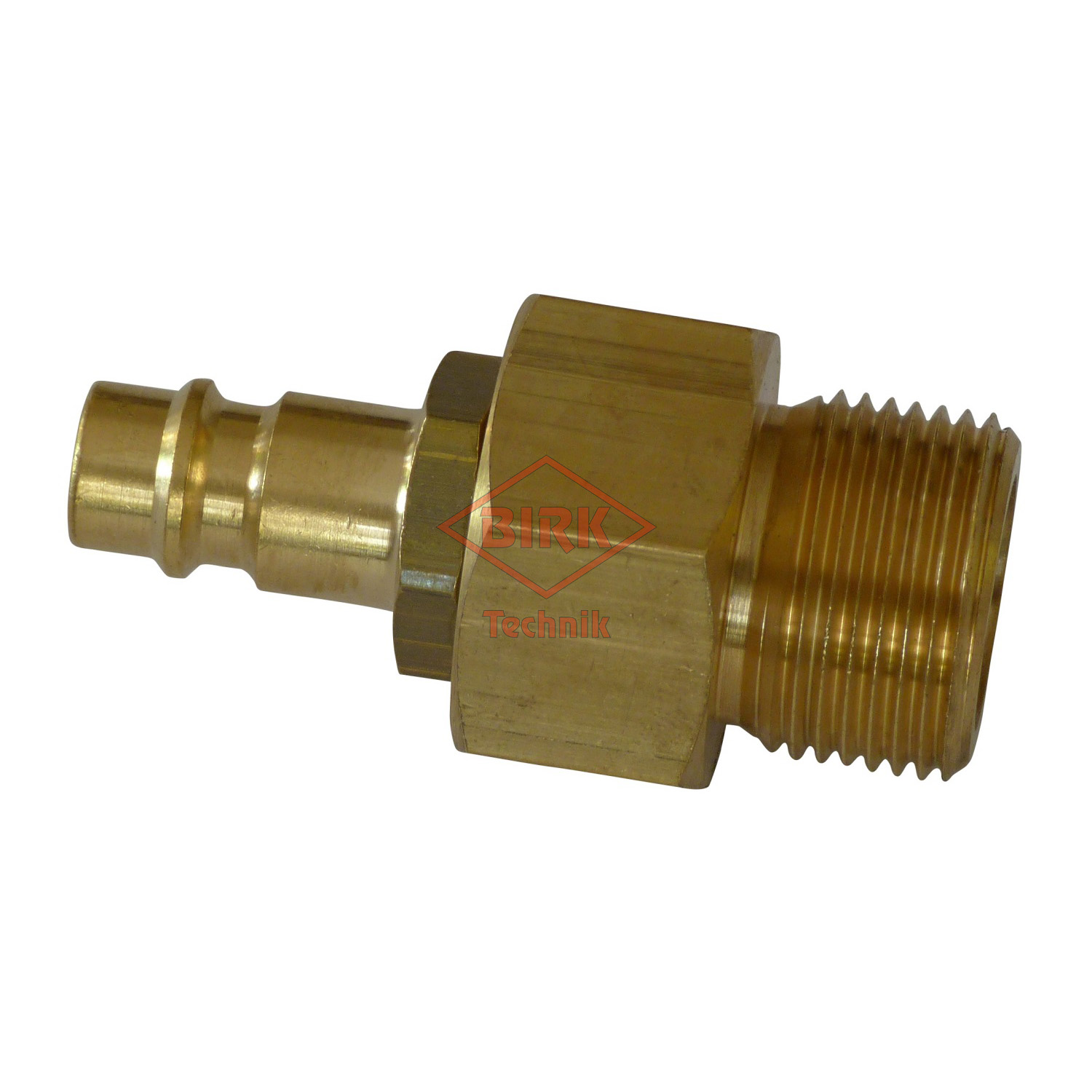 Schlauchprüfanschluss mit Stecker M 22 x 1,5 mit 0-Ringabdichtung