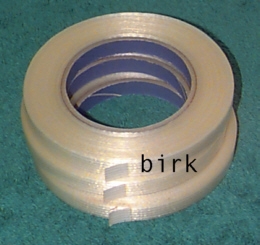 8911-L Glasfaserverstärktes Klebeband 12 mm breit, Rolle 50 m