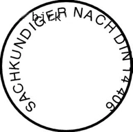 8420-L Sachkundigenaufkleber