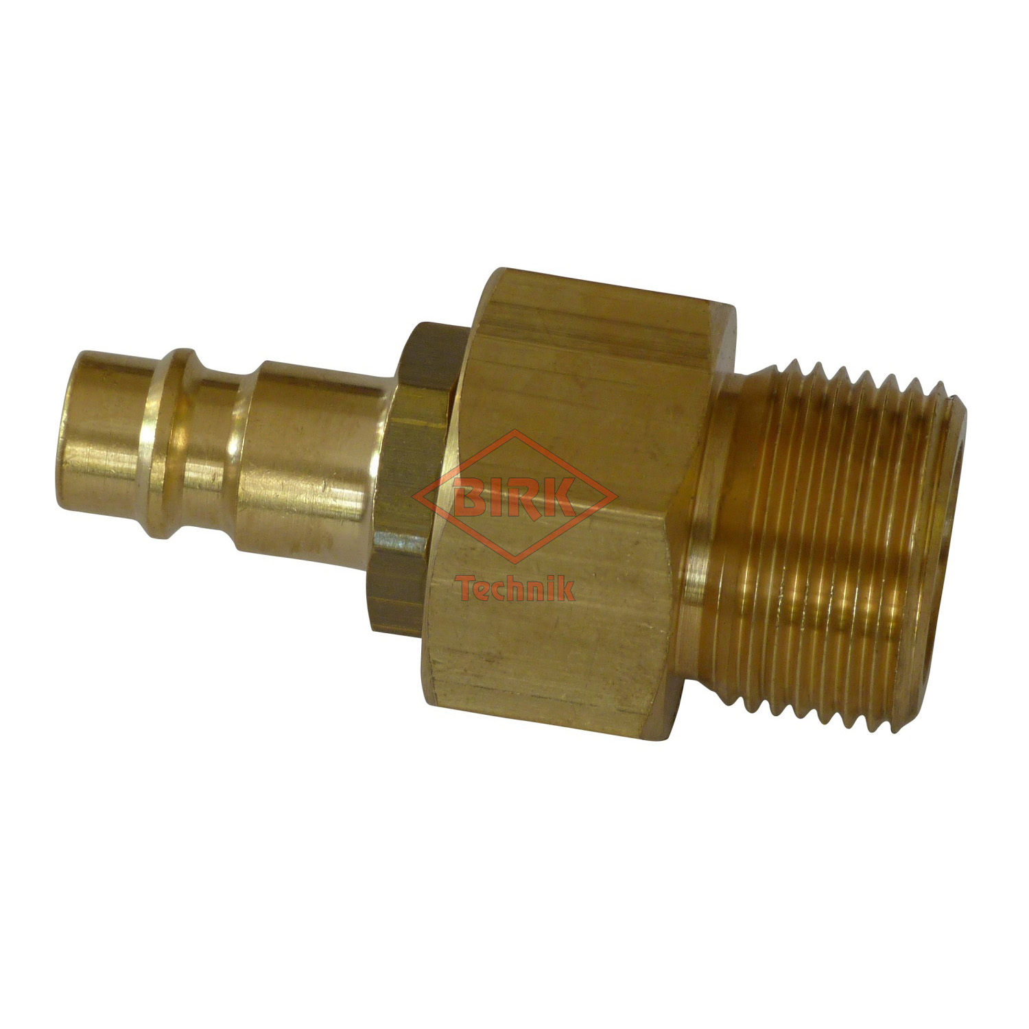 Schlauchprüfanschluss mit Stecker M 22 x 1,5 konisch